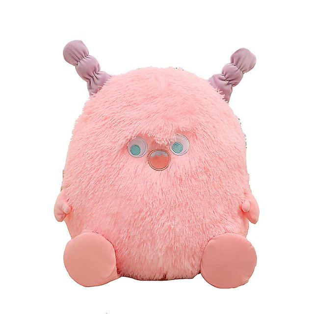Peluche de monstruo elfo pequeño de 70 cm, de dibujos animados, súper suave, para bebés, niños pequeños, 70 cm, rosa
