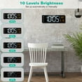 thumbnail image 3 of Digital Alarm Clock, iMounTEK 15.7in Large Digital Display LED Clock with Remote Control, 12/24Hr Desk/Wall Alarm Clocks, 3 of 6