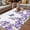 MediumPurple, variant on Purple Flowers Outdoor Rug for Patio/Deck/Porch, Non-Slip Large Area Rug 4 x 6 Ft, Butterfly Spring Floral Watercolor Farmhouse Indoor Outdoor Rugs Washable Area Rugs, Camping Rug Carpet Runner