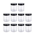 thumbnail image 1 of Tarro para mascotas con tapa redonda apilable, reutilizable, ligero, transparente, latas de cocina para 10 unidades de 400 ml., 1 of 9