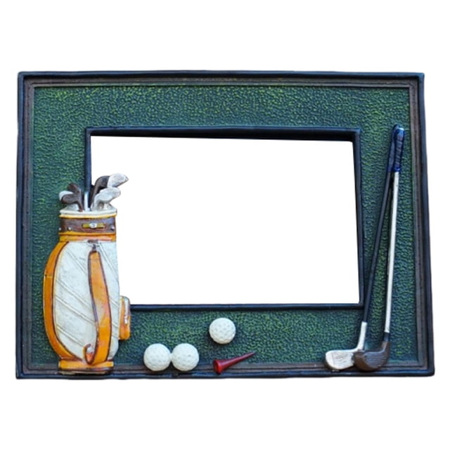 lingqin Golf Photo Frame DIY Decoration Tabletop Display for Home Tabletop Golfer 6 Inch Horizontal