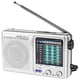thumbnail image 3 of Radio Digital Bolsillo Doble Banda SW/AM/FM Pantalla LCD (KK9 Plateado), 3 of 4