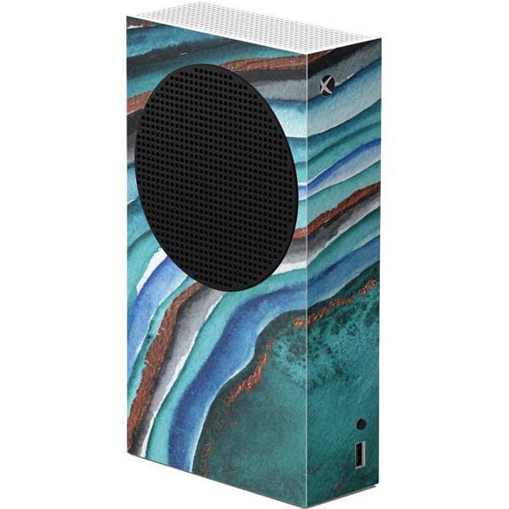 Skinit Geode Turquoise Watercolor Geode Xbox Series S Console Skin