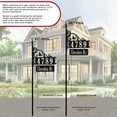 thumbnail image 7 of Address America USA Handcrafted, Double-Sided Reflective Boardwalk Address Sign With Large Name Rider - 47" Pole, 7 of 7