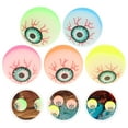 thumbnail image 3 of 40pcs Halloween Eyeball Pattern Bounce Balls Bouncy Balls Creative Jumping Ball, 3 of 5