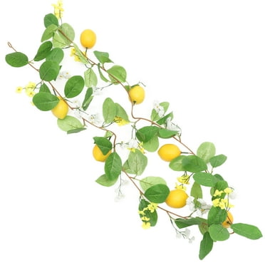 ibasenice Lemon Garland For Party Favors Lemon Swag Garland Multi Home Decoration For Easter Celebration 1Pack