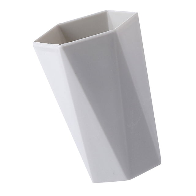 Wosthever Taza de Copa de de pareja de plástico Antideslizante Baño Cepillo de Portavasos, Gris Type3 NO3 Wosthever HA003593-04
