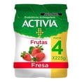 thumbnail image 1 of Alimento lácteo fermentado Activia frutas fresa 4 pzas de 225 g c/u, 1 of 4