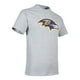 thumbnail image 5 of NFL Playera Aficionado Básica Baltimore Ravens Gris para Hombre, Talla Grande, 5 of 9