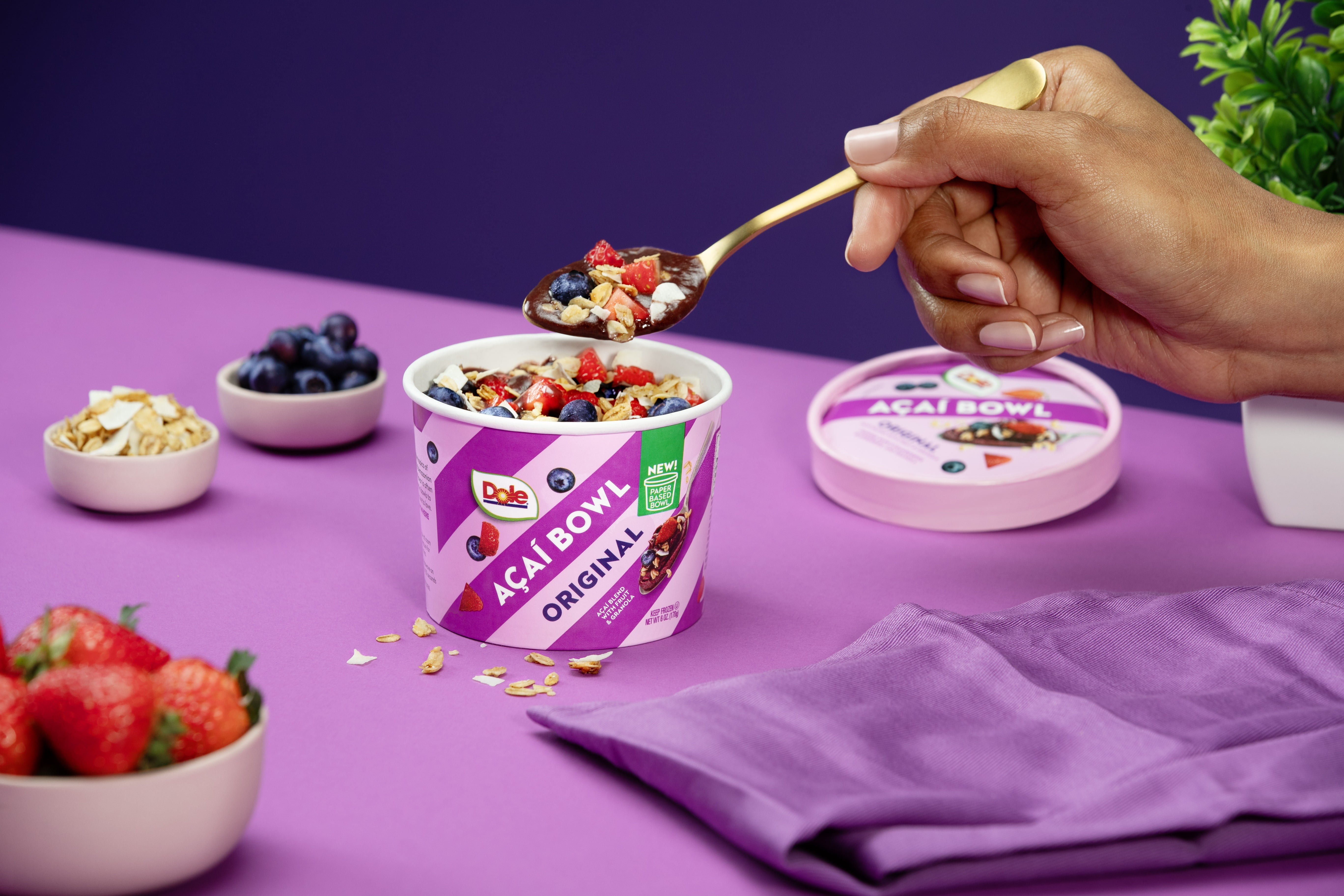 Dole Acai Original Frozen Smoothie Bowl, 6 oz