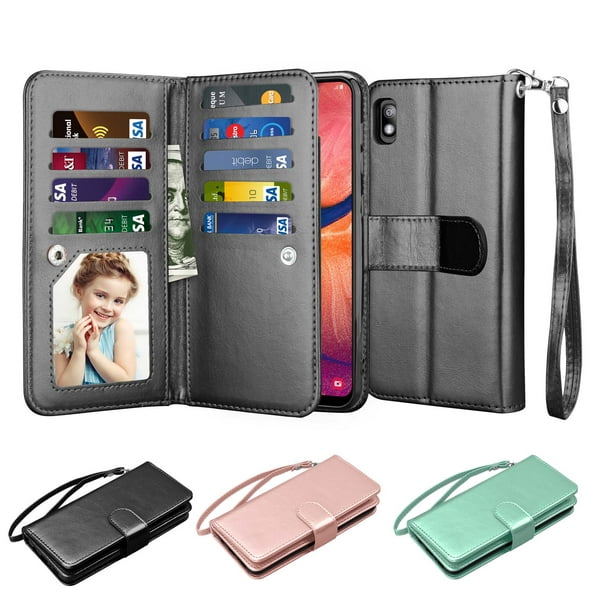 6.4" 2019 Galaxy A10E Case, Samsung Galaxy A10E Wallet Case, Njjex