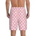 thumbnail image 4 of Lsque Irregular Plaid Mens Sleep Pajama Shorts,Short Pajama Pants, Cotton Ultra-Soft Knit-3X-Large, 4 of 9