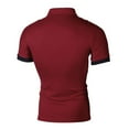thumbnail image 6 of Men's Slim Fit Short Sleeve Polo Shirt Solid Color Classic Sports Performance T-Shirt with Pockets, 6 of 6