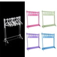 thumbnail image 4 of Cute Earring Rack Holder Coat Hangers Stand  Earring Closet Acrylic Earring Display Stand Earrings Organizer Ear Stud Holder, 4 of 7