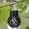thumbnail image 3 of Joernso Solar Lamp LED Outdoor Flame Effect Hanging Lantern Auto On/Off Waterproof Energy-Saving Solar Powered Hanging Light Garden Decor, 3 of 7
