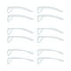 thumbnail image 5 of 12 soportes de silicona para las orejas para gafas, agarraderas para los brazos, antideslizantes. Blanco, 5 of 9