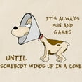 thumbnail image 2 of CafePress - Dog Cone Larry Font 2 Tote Bag - Unisex Canvas Tote Bag, Beige, 1-Piece, 2 of 6