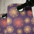 thumbnail image 4 of Ambesonne Abstract Grommet Curtain, Pastel Colored Motifs, 50" x 54", Coral Beige and Purple, 4 of 6