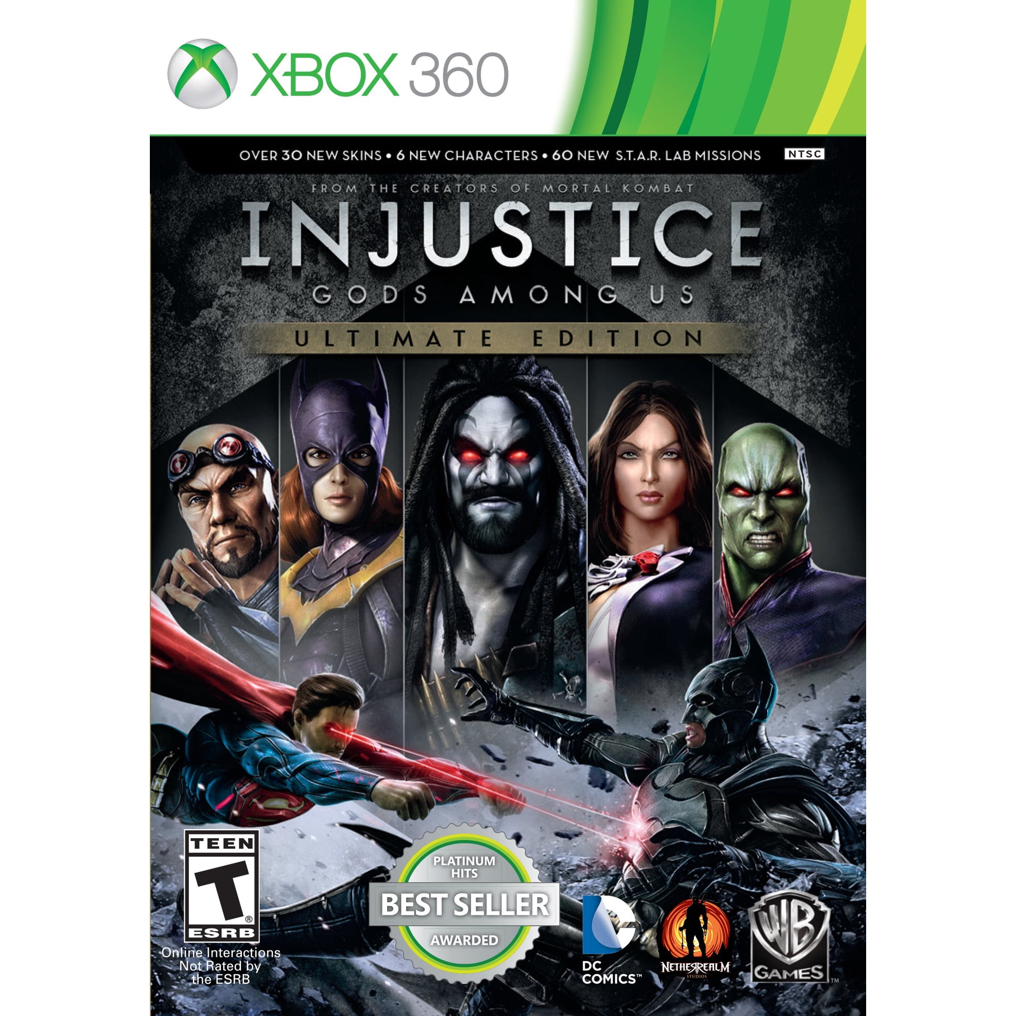 Injustice: Gods Among Us *Ultimate Edition* - (CIB) - Microsoft XBOX 360 - Re-Sealed