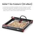 thumbnail image 6 of AlgoLaser Alpha Laser Engraving Machine with Air Assist and Honeycomb Laser Bed, 20W Output Power Laser Cutter Engraver for DIY Acrylic, Wood and Metal, 6 of 9
