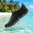 thumbnail image 4 of Zapatos acuáticos SEEKWAY SK002 (U) para mujeres, hombres y adultos, negros, 4 of 7