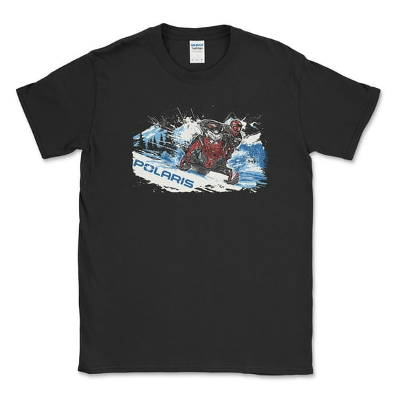 Mens Big and Tall Polaris Snow Trail Riders Tshirt