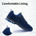thumbnail image 4 of JOYFON Mens Running Shoes Air Cushioned Athletic Sneakers Non Slip Tennis Shoes for Sport Gym Jogging RoseBlue Size 10.5, 4 of 7