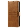 thumbnail image 5 of Allytechgroup Wallet Case for Samsung Galaxy S10E, RFID Blocking PU Leather Flip Bumper with Credit Card Slot & Kickstand Shockproof Back Cover for Samsung Galaxy S10E, Brown, 5 of 11