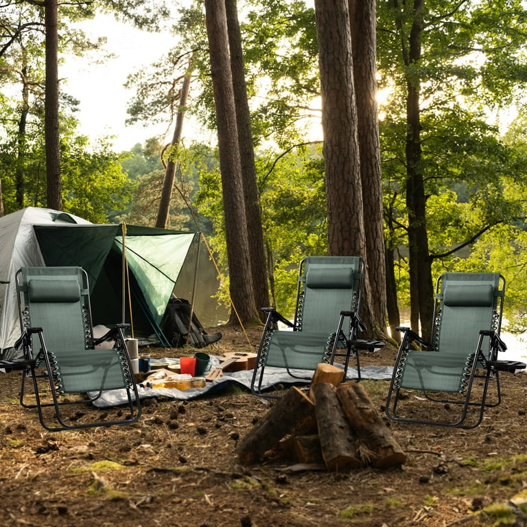 Four Seasons Courtyard Sunny Isles XL Zero Gravity Chair, Green (3