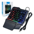 thumbnail image 4 of Teclado de una mano gamer Ele-Gate TC.16 color negro con luz 8 colores Ele-Gate TC.16, 4 of 4
