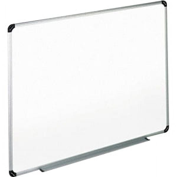 Modern Melamine Dry Erase Board with Aluminum Frame, 48 x 36, White Surface Modern Melamine Dry Erase Board with Aluminum Frame, 48 x 36, White Surface