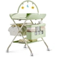 thumbnail image 1 of Cambiador QMHHRJT portátil plegable con ruedas, color verde, 1 of 9