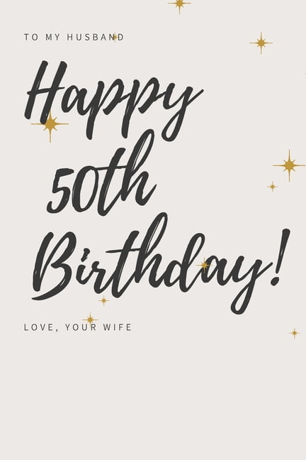 what to buy my husband for his 50th birthday