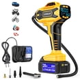 thumbnail image 1 of Compresor de aire inflador de neumáticos LIVOWALNY, batería máxima de 20 V, 160 psi, 1 of 7