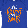 thumbnail image 4 of Inktastic Thanksgiving I'll Bring the Rolls in Orange Boys or Girls Baby Bodysuit, 4 of 5