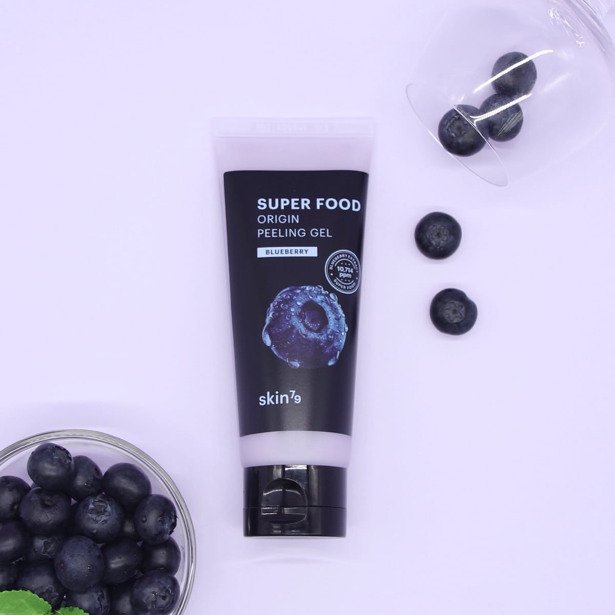 Skin79 Super Food Origin peeling Gel Blueberry 100ml, Hypoallergenic peeling gel
