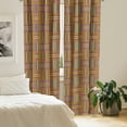 thumbnail image 2 of Ambesonne African Curtains, Art Borders, Pair of 28"x84", Multicolor, 2 of 5