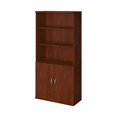 thumbnail image 2 of Bush Business Furniture Series C Elite 36W 5 Shelf Bookcase with Doors in Hansen Cherry, 2 of 9