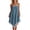 Light Blue, variant on Zynoxe Womens Midi Dresses Cotton Linen Lace Spaghetti Strap Asymmetrical Hem Summer Dresses Casual Peasant Gauze Vacation Beach Dresses Light Blue S