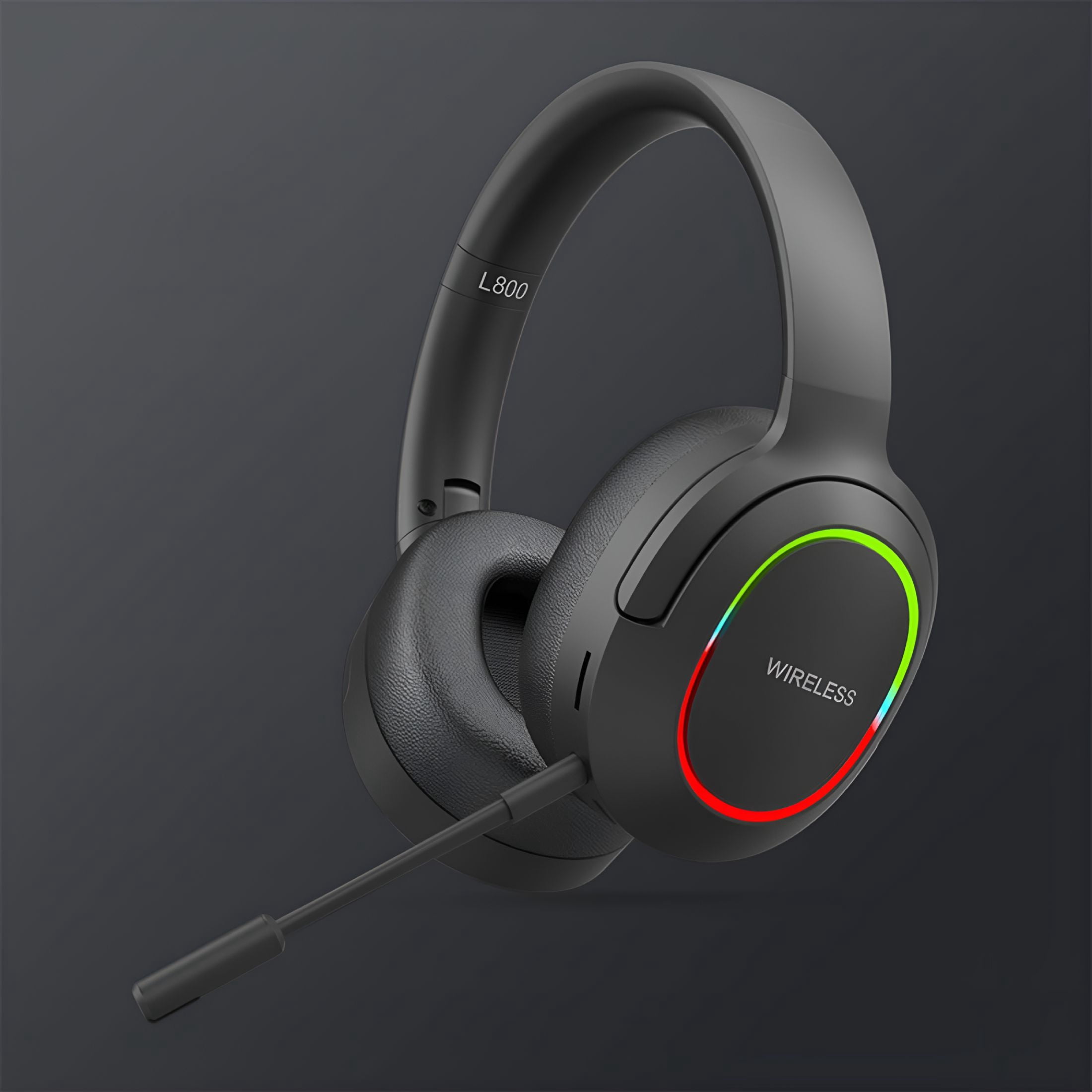 GJX Bluetooth Headset,Wireless Headset with Noise Cancelling Microphone for Work,On Ear Headphones with USB Dongle and Mute Mic for Computer,Office Headset for Work,Call Center