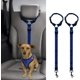 thumbnail image 1 of cinturón de seguridad 2 paquetes de correas de seguridad para perros y gatos, reposacabezas de coche, nailon ajustable Fason LL-2083, 1 of 5