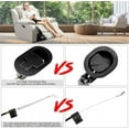 thumbnail image 5 of Recliner Handle with Reinforced Cable, Aluminum Alloy Construction for Comfortable Grip and Long-lasting Use, Improved Design for Quick Installation on Compatible Furniture Brands, 5 of 5