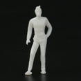 thumbnail image 4 of 1:50 White Figures Architectural Model Human Scale HO Model Plastic Peoples,10 Pieces, 4 of 7