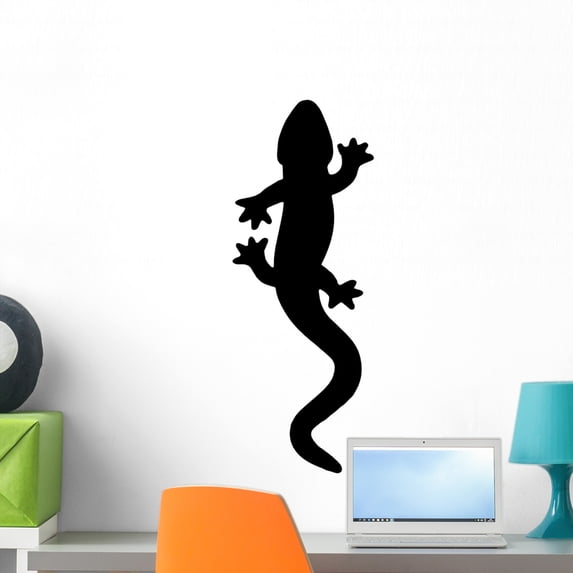 Gecko Wall Decal Sticker, Wallmonkeys Peel & Stick Vinyl Graphic (24 in H x 9 in W)