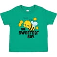 thumbnail image 3 of Inktastic The Sweetest Boy with Bee and Honey Combs Boys or Girls Baby T-Shirt, 3 of 5