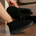 thumbnail image 3 of Women's Fashion Boots - Cozy Fleece Lined Winter Boots with Thick Traction Sole, 3 of 8