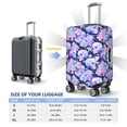 thumbnail image 4 of Kdxio pinkk flower crystal Skull Pattern Luggage Cover for Travel,Elastic and Durable,Fits 18-32 Inch,Anti-Scratch Suitcase Protector-No luggage included, 4 of 5