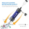thumbnail image 4 of Water Filter Straw with Gravity Water Bag Water Filtration System Drinking Purifier for Travel Camping, 4 of 8