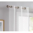 thumbnail image 2 of 84â€ White Sprinkled Embellishment Window Curtain Panel, 2 of 3