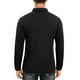 thumbnail image 5 of Seeotter Mens Fashion Long Sleeve Shirts Casual Golf Shirts Color Block Cotton Top, 5 of 7